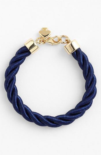 kate spade new york 'learn the ropes' cord bracelet // @Nordstrom