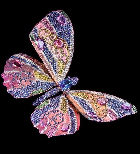 Butterfly brooch by Wallace Chan