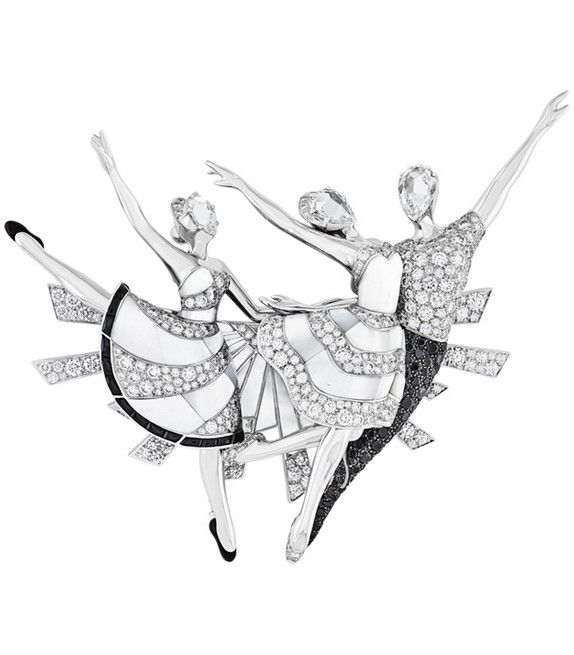 Van Cleef and Arpels ‘Ballerinas’ clip