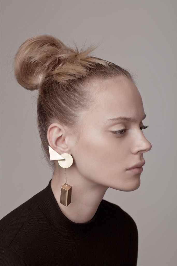 Erin Earring / gold SUPREMATISM by CONTOUR STUDIO |♦F&I♦