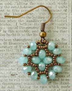 Nunzia's Easy Earrings - discussion & samples from Crafty inspiration by Linda. ...