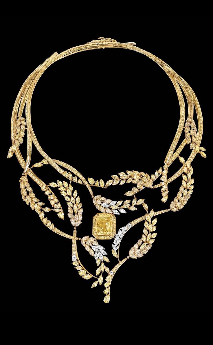 Chanel Puts the Oui in Wheat in Its New High Jewelry Collection. This is the dia...