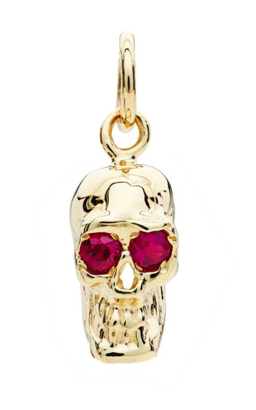 I love these Alexis Kletjian skulls! In yellow gold with rubies.