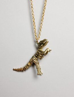 Raaaarr. I don't usually go for cutesy jewelery, but I am melting for this.
