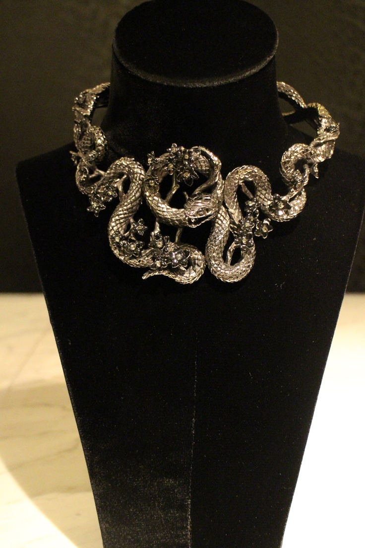 Snake necklace.