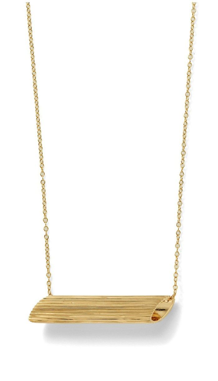 The Penne necklace from Alison Lou's Mama Mia collection.