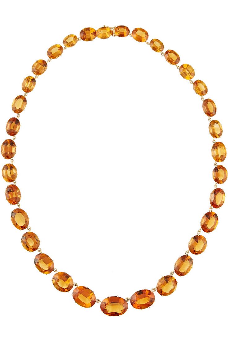 Topaz or citrine rivière, by Fred Leighton.