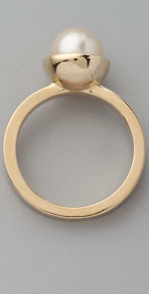 Rachel Leigh Jewelry Society Single Pearl Ring | SHOPBOP