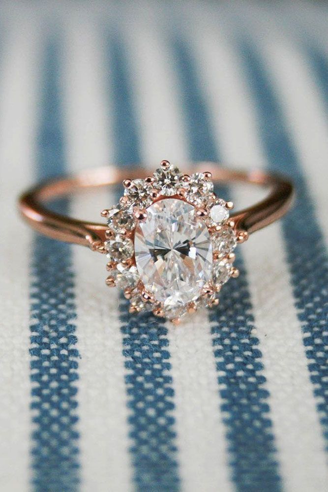 27 Rose Gold Engagement Rings That Melt Your Heart ❤️ See more: www.weddingf...