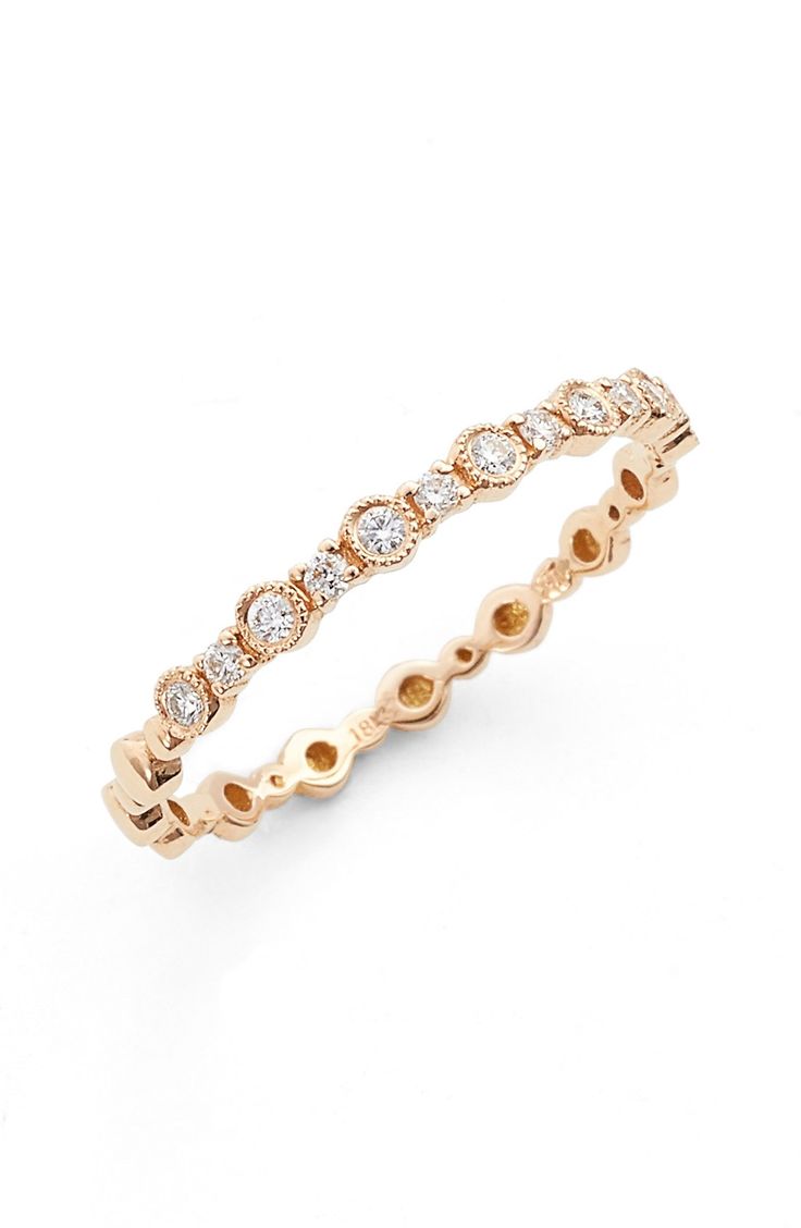'Gianna' Diamond Stacking Ring (Nordstrom Exclusive)