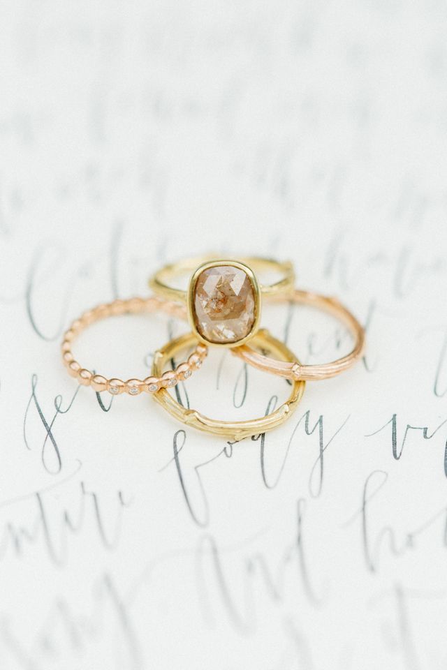 Calligraphy and engagement ring | Emily Sacco Photography