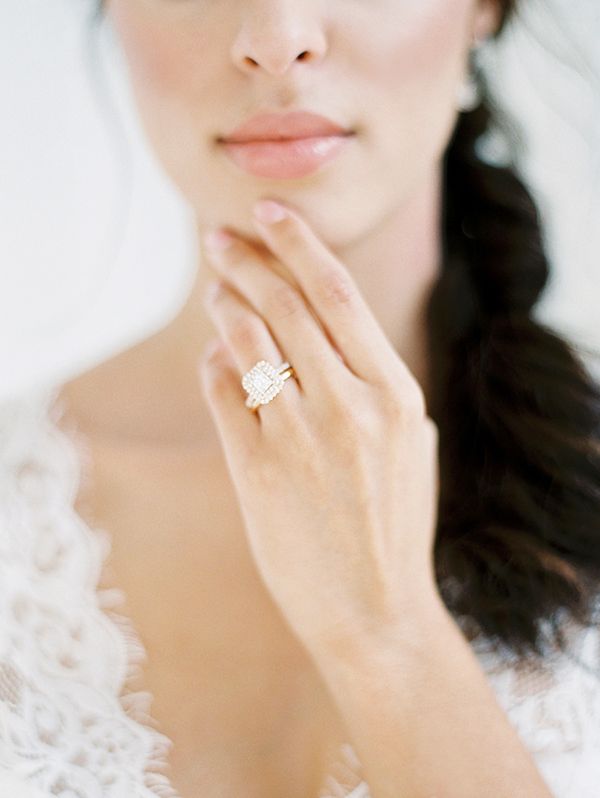 Stunning Ring from Shapiro Diamonds | Romantic Rose Quartz Wedding Ideas From Te...