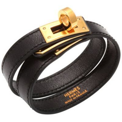 Black & Gold Wrap Bracelet.