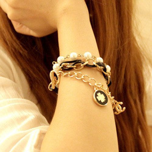 Chanel style Charm bracelet