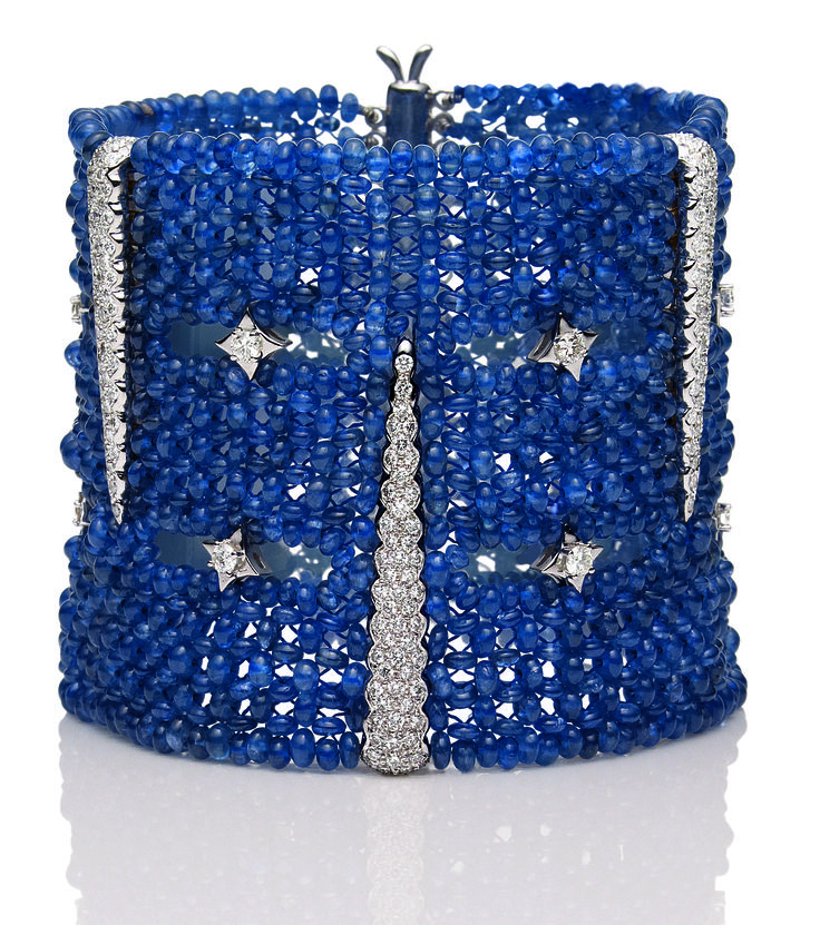 -Amazing sapphire and diamond cuff bracelet♥
