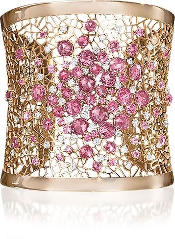 Cellini PINK Diamond & Gold Cuff....