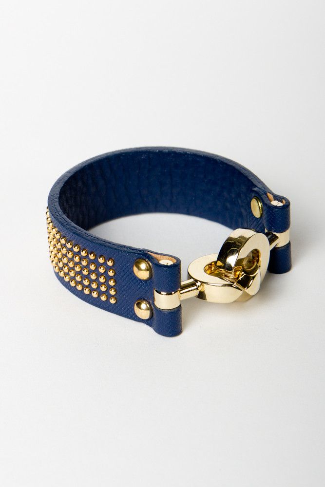 studded leather bracelet