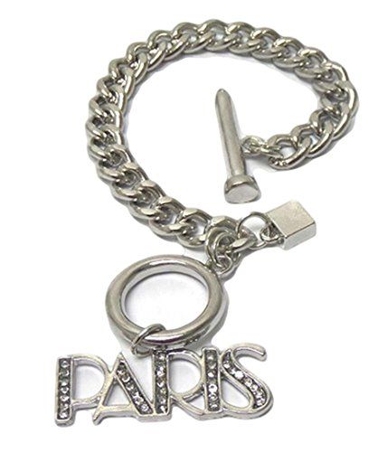 Paris Charm Bracelet C29 Clear Crystal Toggle Europe Vaca... www.amazon.com/...
