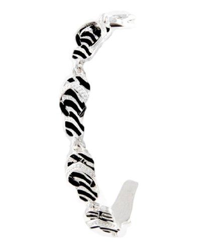 Sandal Magnetic Bracelet C49 Flip Flop Zebra Print Shoe S... www.amazon.com/...