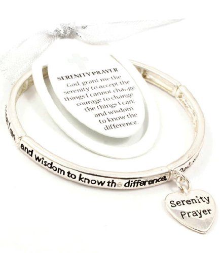 Serenity Stretch Bracelet Z10 Heart Charm .50 in by .50 i... www.amazon.com/...