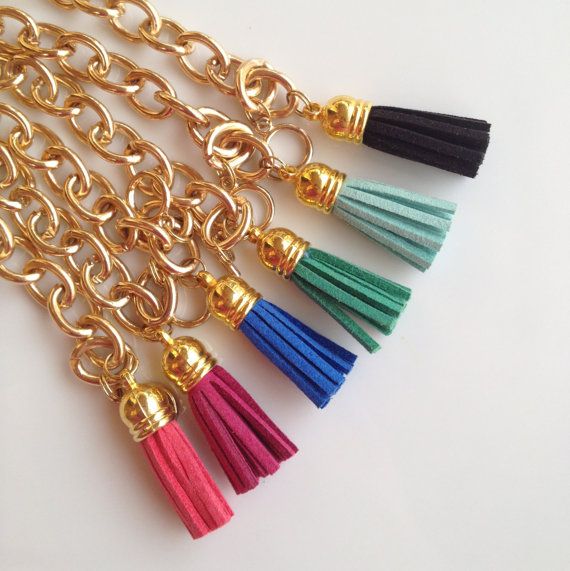 Tassel Bracelets - rose pink, magenta, cobalt blue, kelly green, aqua, black (jc...