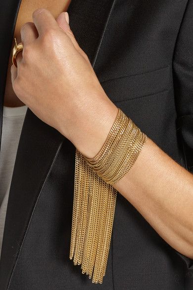Chloé Delfine gold-tone chain bracelet