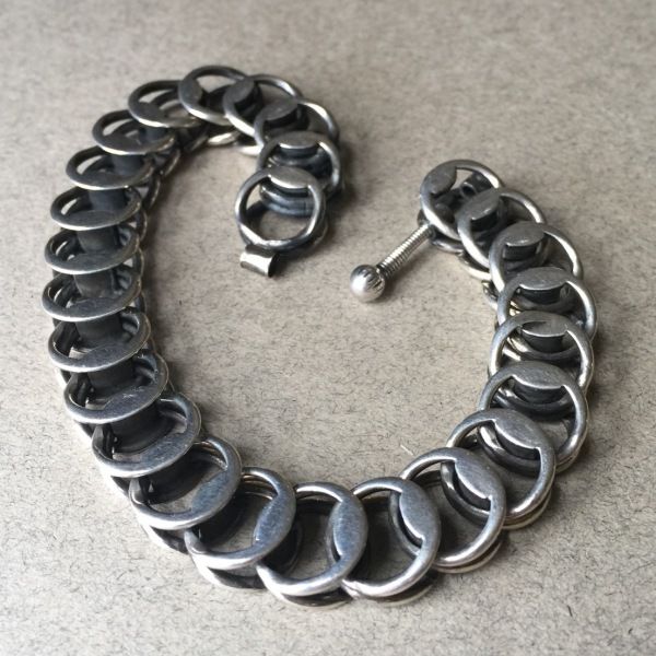 Hans Hansen Sterling Silver Modernist Bracelet