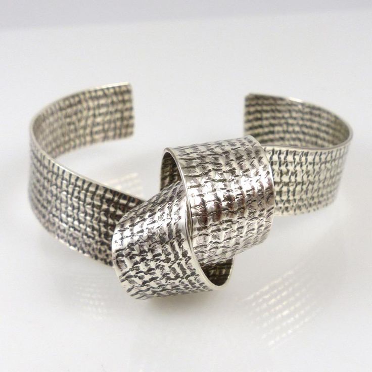 Silver Knot Cuff by Steven Yellowhorse - Garland's Indian Jewelry