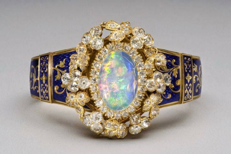 Victorian Opal & Diamond Bracelet