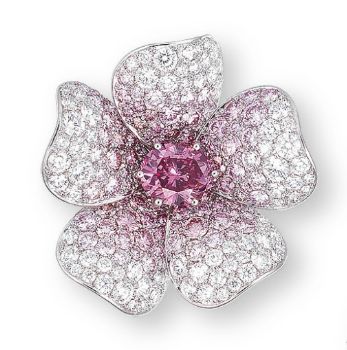 Gimel Pink Diamond Flower