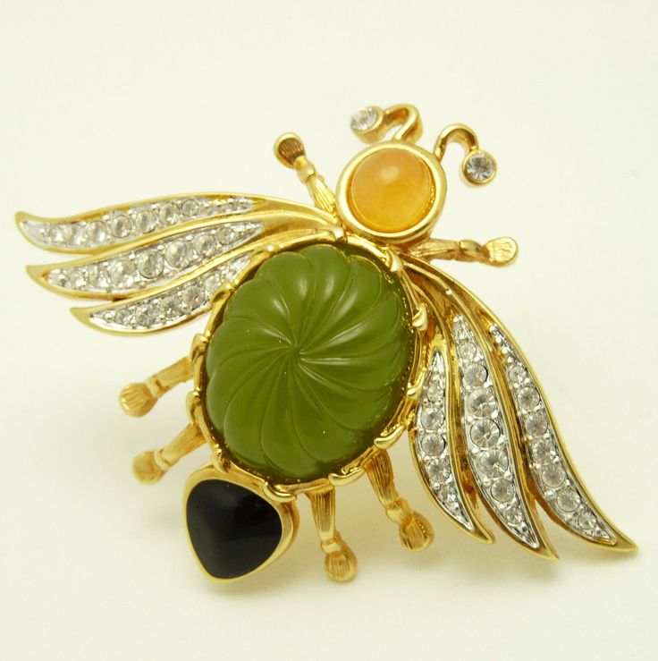 Joan Rivers Brooch Bee Fly Bug Insect Pin | eBay