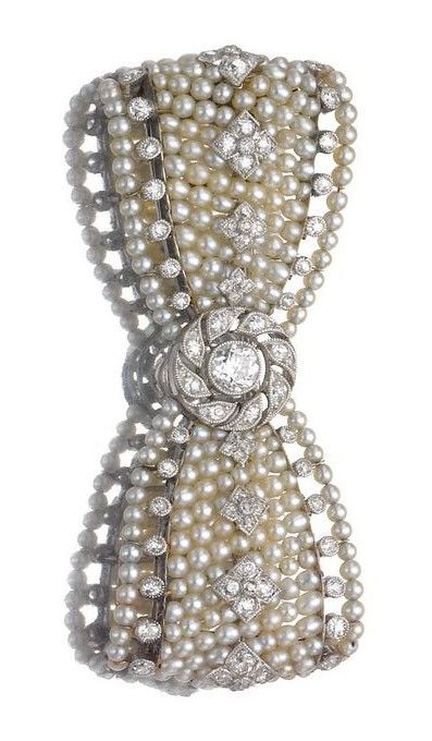 SEED PEARL AND DIAMOND BROOCH, CARTIER, CIRCA 1910 – Sotheby’s