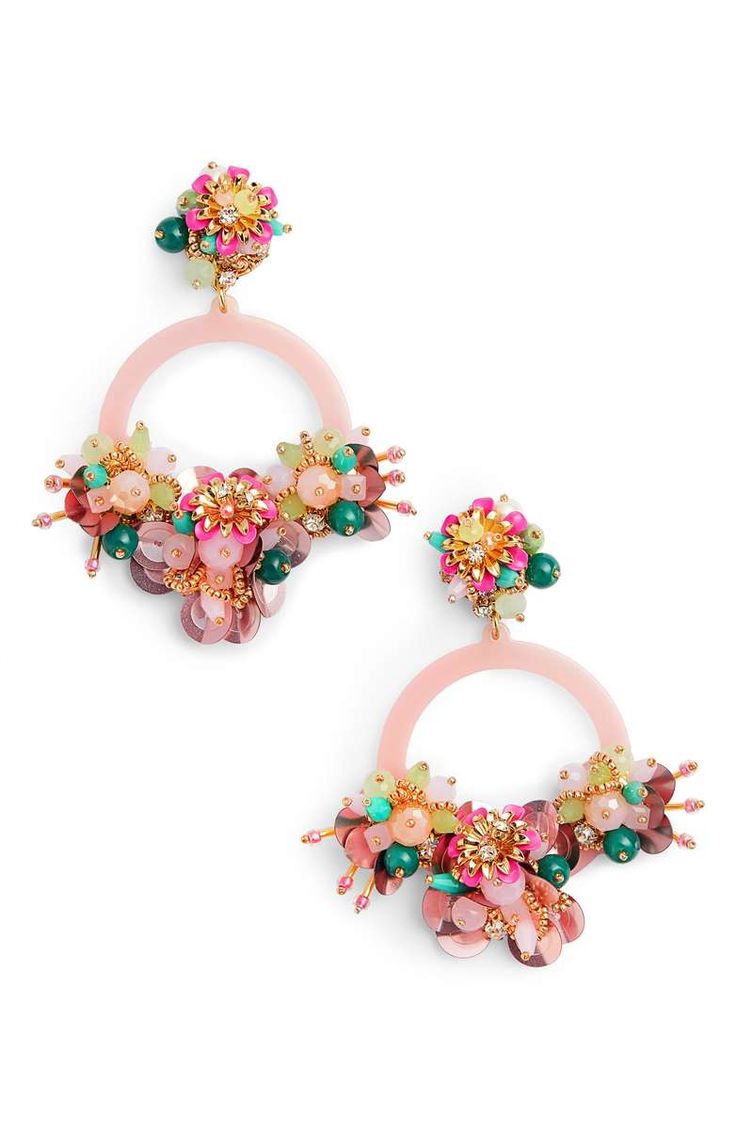 Floral earrings  |♦F&I♦