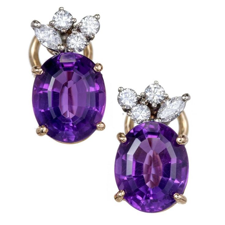 Purple earrings | ♦F&I♦