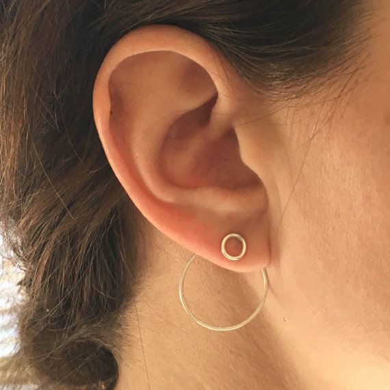 Simple and Modern enough to be worn on a daily basis. These tiny 6mm open circle...