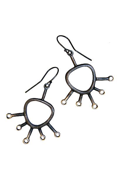 Spray Earrings by Janine DeCresenzo: Silver Earrings available at www.artfulhome...