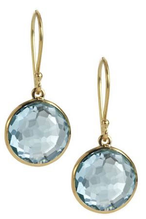 #blue topaz drop earrings  |♦F&I♦