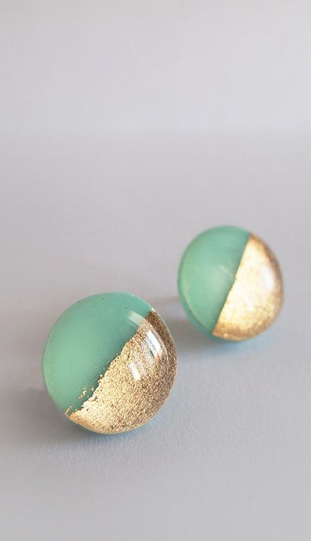 double color earrings fashion jewelry 2013