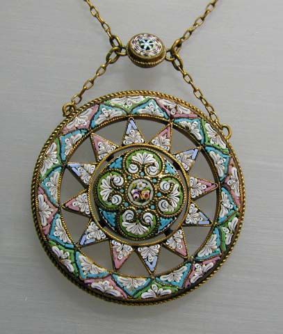 19th c. Micro mosaic Necklace