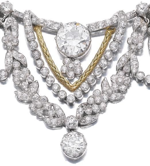 Extreme detail: Spectacular gold and diamond necklace by Marchak. Via Diamonds i...