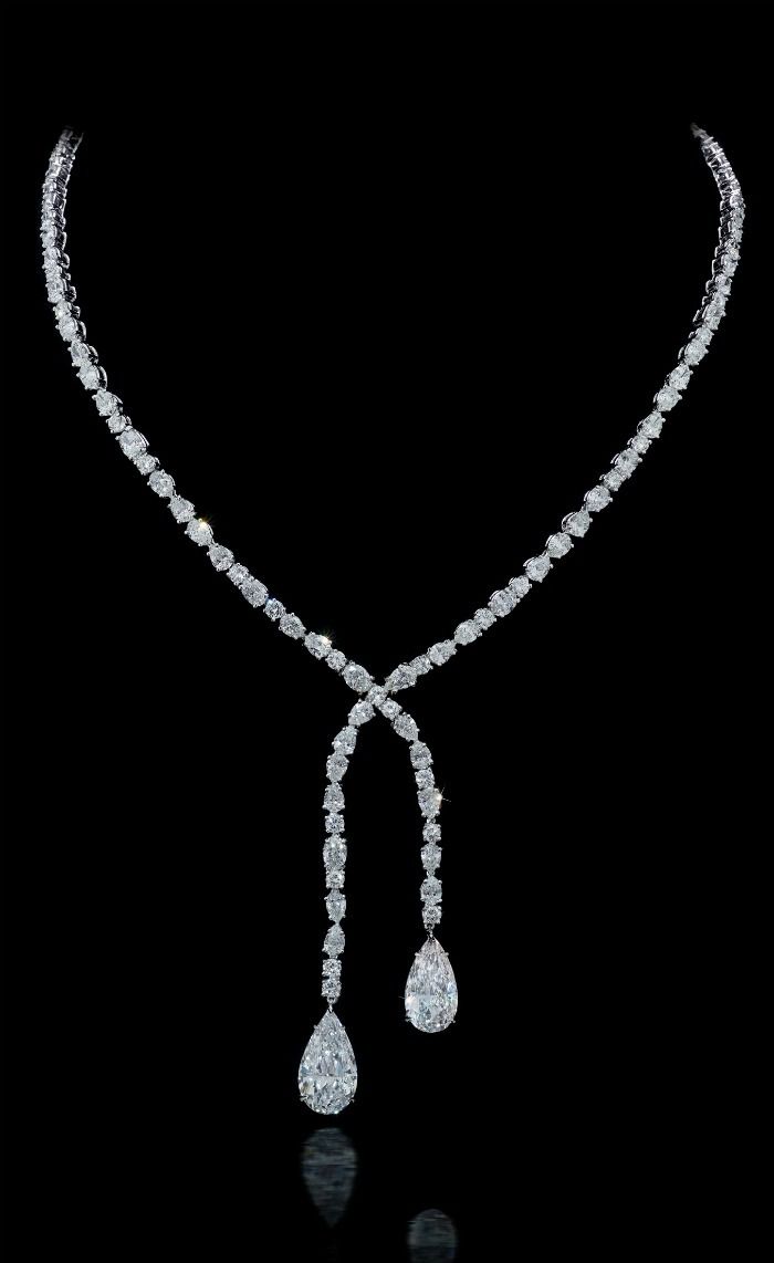 Forevermark Crossover diamond necklace