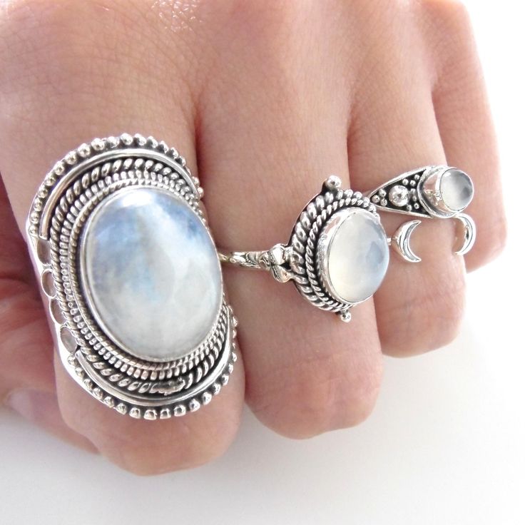 Empty Casket Jewellery — Sterling Silver Majestic Moonstone Ring
