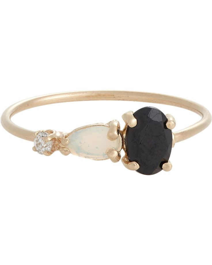 Opal Engagement Rings That Are Oh-So Dreamy | Martha Stewart Weddings - Loren…