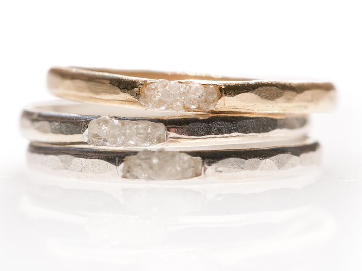Raw Diamond Cluster Ring by Blair Lauren Brown Jewelry | Rings | AHAlife.com