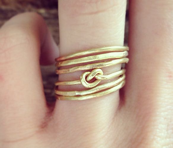 Six Stacking Knot Rings