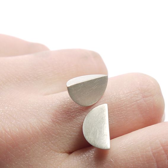 Silver Bella Ring | Contemporary Rings by contemporary jewellery designer Sarah ...
