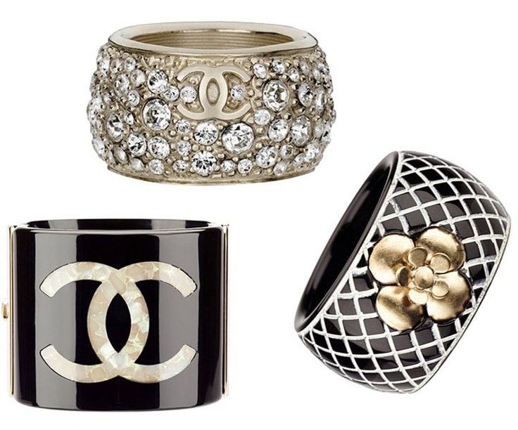 Chanel cuffs.