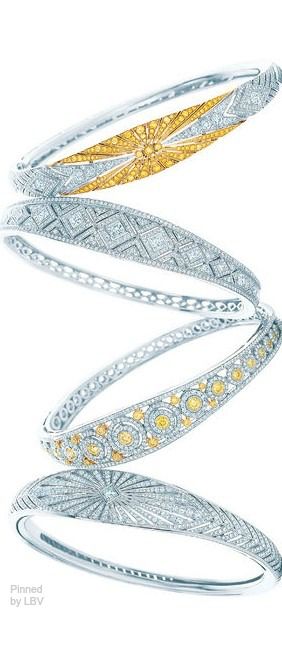 #Tiffany&Co, diamond bangles