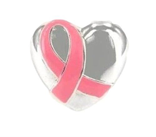 Pink Ribbon Heart Stretch Ring G11 Breast Cancer Recycleb... www.amazon.com/...