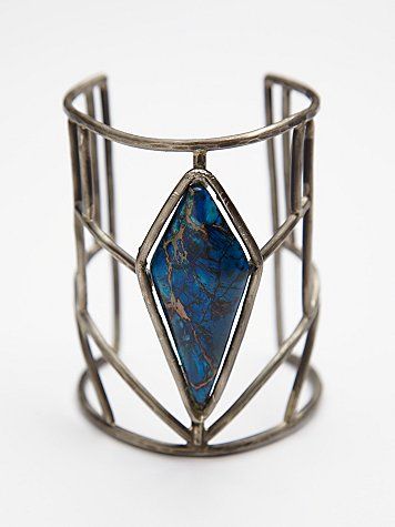Free People Caged Stone Cuff
